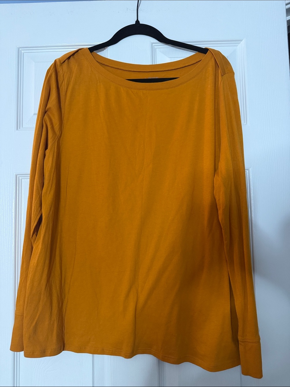 Loft outlet fall orange top